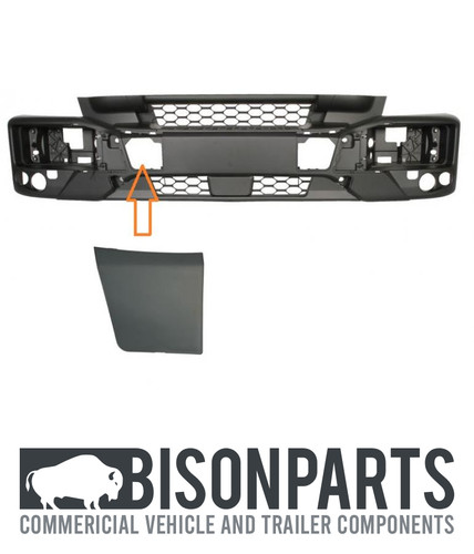 Front bumper infill cover - bumper,