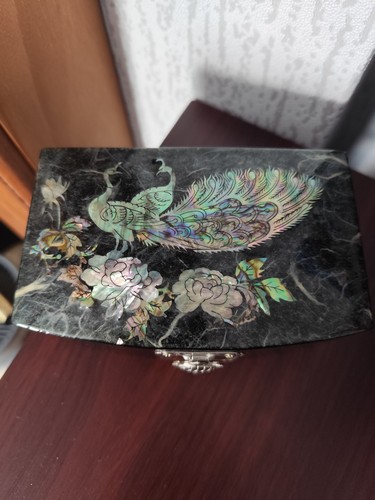 Vintage korean black lacquer - korean,