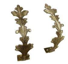 Pair Vintage French Brass