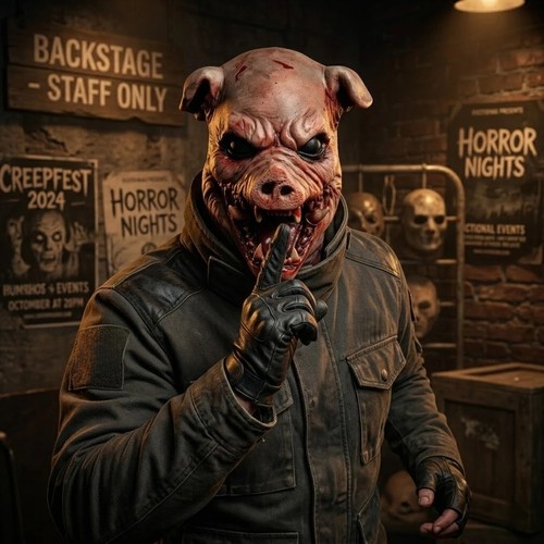 Pig zombie mask horror - zombie,