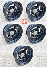 5x Black Challenger 5 Spoke