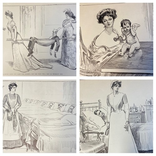 Gibson girls antique victorian - gibson,