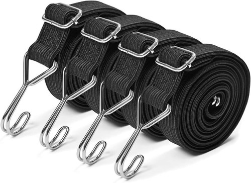 4pack elastic wide bungee cord - bungee,