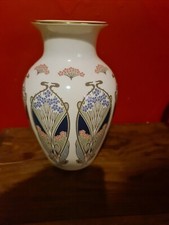 Liberty of London Mason's Ironstone Ianthe Vase Height 8" 20.5cm Art Deco VGC