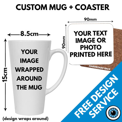 Custom printed mugs coaster - printed,