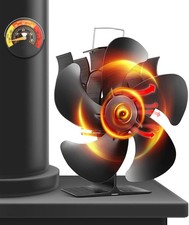 Stove Fan for Log Burners Heat