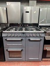 Smeg Victoria TR103GR 100cm Dual Fuel Range Cooker with Gas Hob - Slate