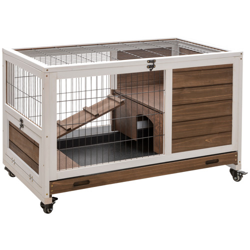 Pawhut elevated tier wooden - elevated,