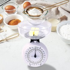 5KG KITCHEN SCALE WEIGHING COOKING FOOD WEIGHT ROUND MECHANICAL KITCHEN BAKING