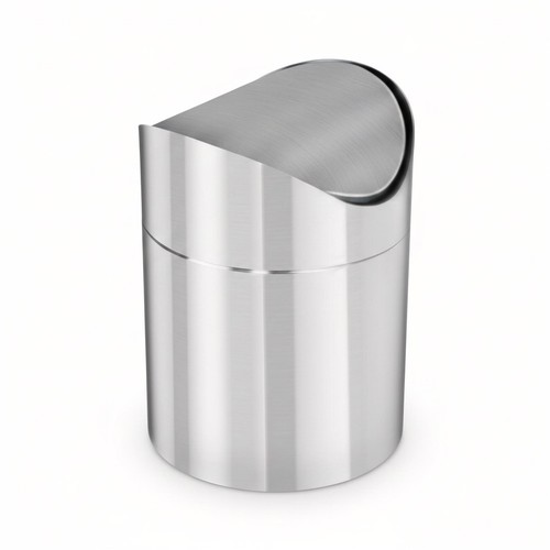 Mini stainless steel bin - steel,