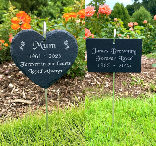 Personalised engraved memorial - engraved,
