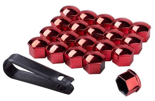 19mm red chrome - chrome, wheel