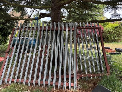 Site gate yard gates steel - site,