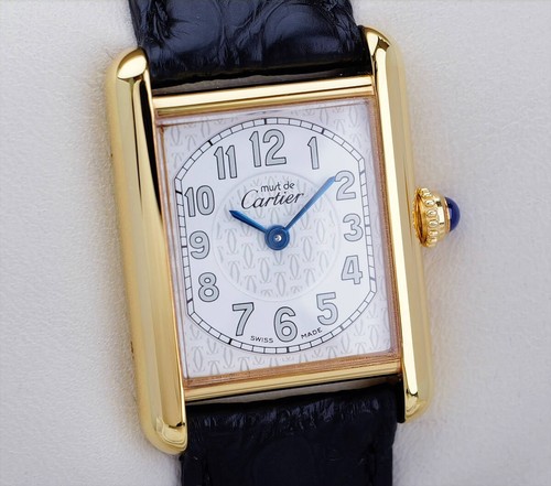 Cartier watch must tank gold - cartier,