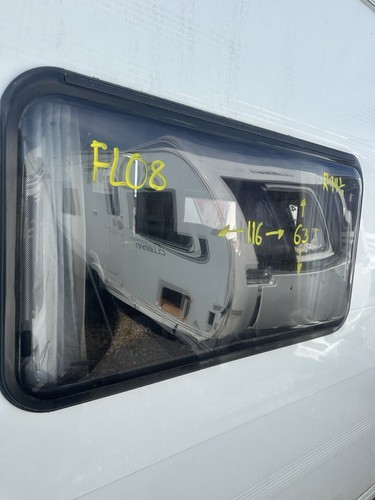 Fleetwood side caravan window - side,