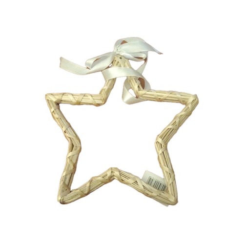 Wicker star decoration 30cm - star,