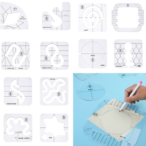 Freemotion quilting stencils - freemotion,