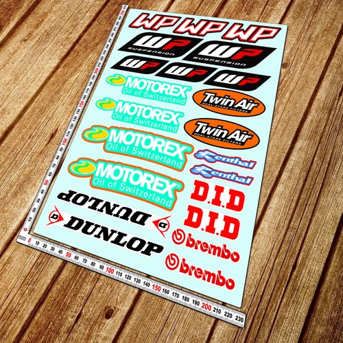 Ktm motorex sponsor decals - ktm,