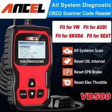 For Audi Car All System OBD2 Scanner Code Reader Diagnostic Tool EPB OIL Service