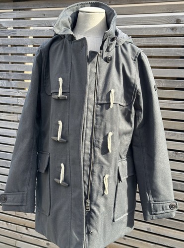 Aigle duffle coat grey hooded - duffle,