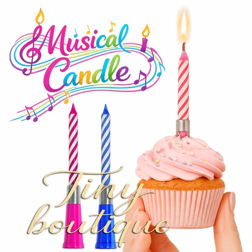 Musical candle party - candle, cake