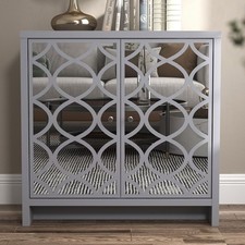 Grey Mirrored Sideboard
