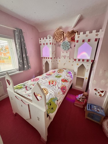 Princess castle bed - castle,