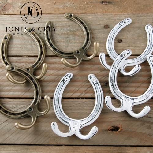 Horseshoe double hooks vintage - double,