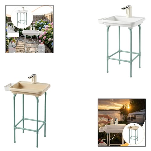 Portable sink with - with,