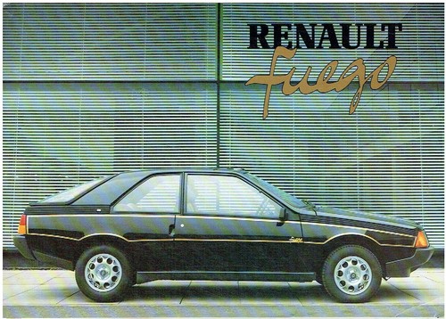 Renault fuego coupe - fuego, (ltd