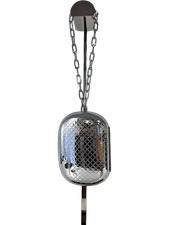 Paco Rabanne Silver Metal Clutch Bag with Chain Strap  Designer Evening Purse