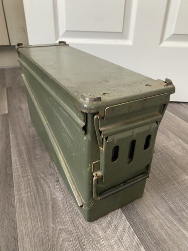 Used metal army ammo storage - used,