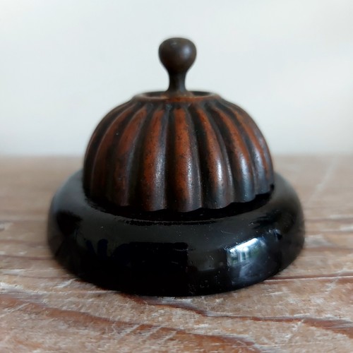 Antique brass ceramic light - &,