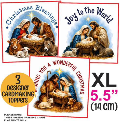 Card toppers for - xl,