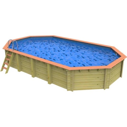 Above ground swimming pool - ground,