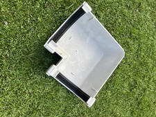 White Polypipe Square Line 90 bend 112mm Gutter
