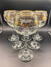 Set 6 VTG Retro 1950s Gold
