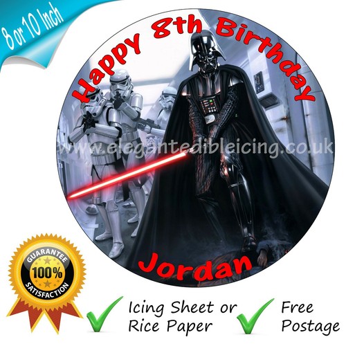 Star wars edible round - star,