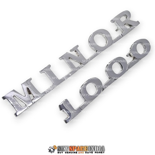 Minor 1000 boot trunk badge - minor,