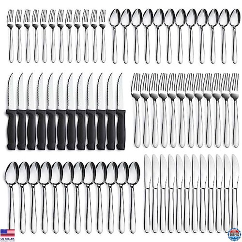 Pleafind piece stainless - 72-piece,