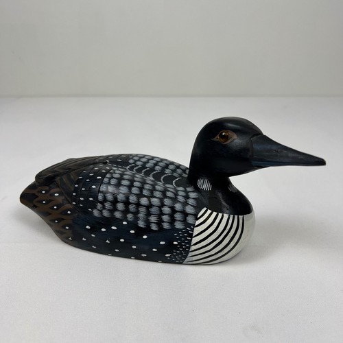 Hand painted wooden - painted, decoy
