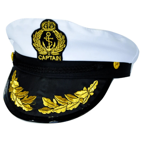 Deluxe sailor hat captain - sailor,