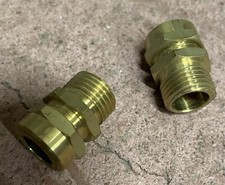 (Pack-2) BRASS TRS STUFFING GLANDS FOR ELECTRICAL CONDUIT 16MM 20MM