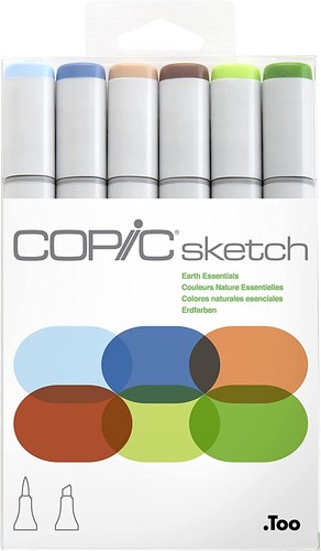 Copic sketch marker set earth - copic,