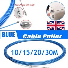 10/15/20/30M Electricians Tape Cable Puller Tool Rods Wires Draw Push Pulling UK