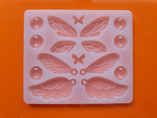 Butterfly wings earrings - wings,