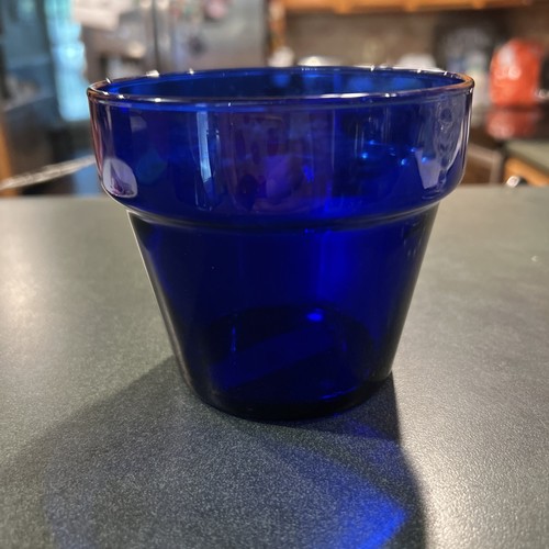 Vintage cobalt blue glass - cobalt,