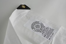 White Flame Retardant Tarpaulin Uv Protected Safety Construction Market Cover