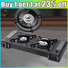 Double Dual Burner Gas Stove