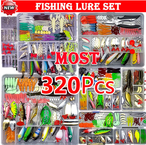 Complete fishing lure kit - fishing,